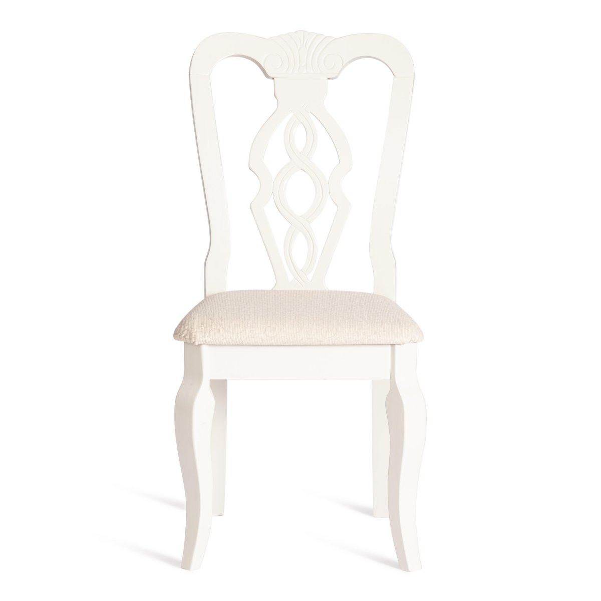 Стул Афродита Ivory white, ткань кремовая с рисунком А04 фото 5