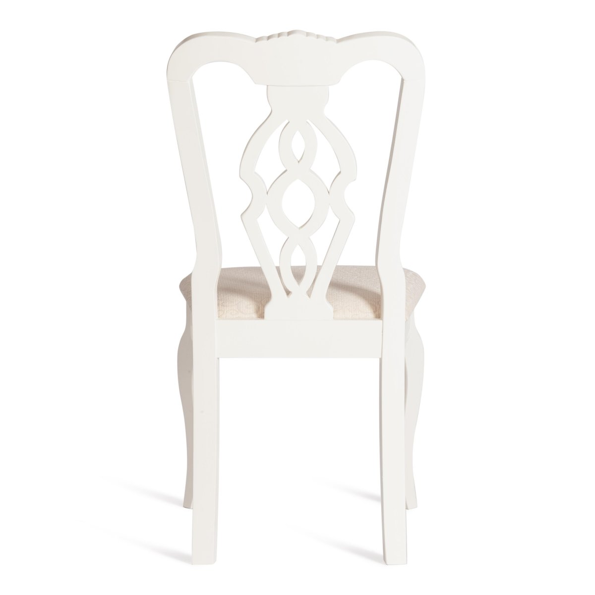 Стул Афродита Ivory white, ткань кремовая с рисунком А04 фото 11