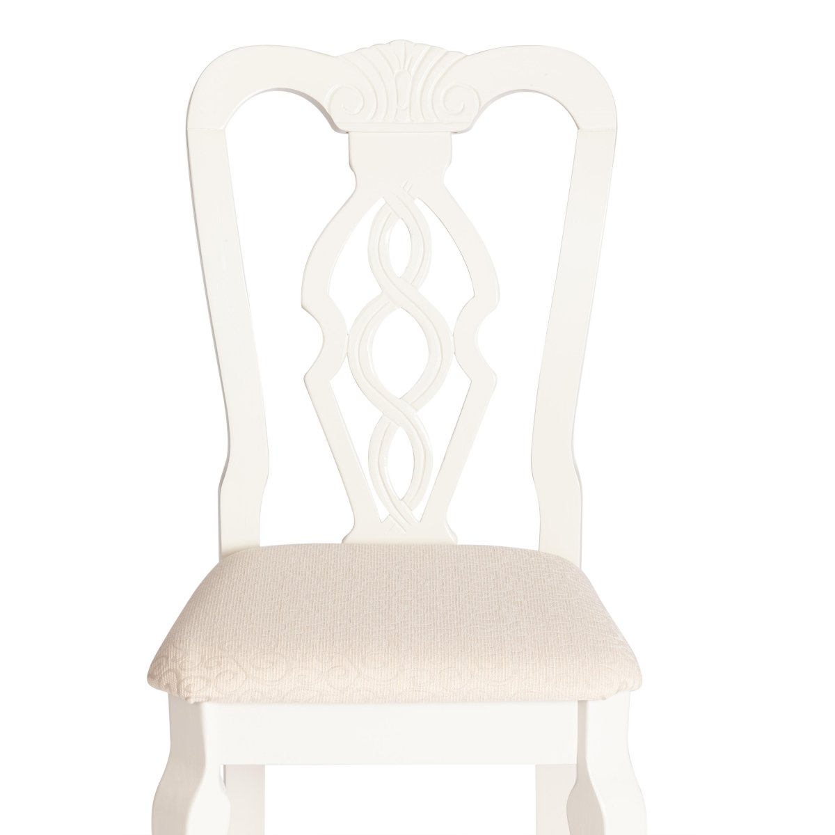 Стул Афродита Ivory white, ткань кремовая с рисунком А04 фото 14