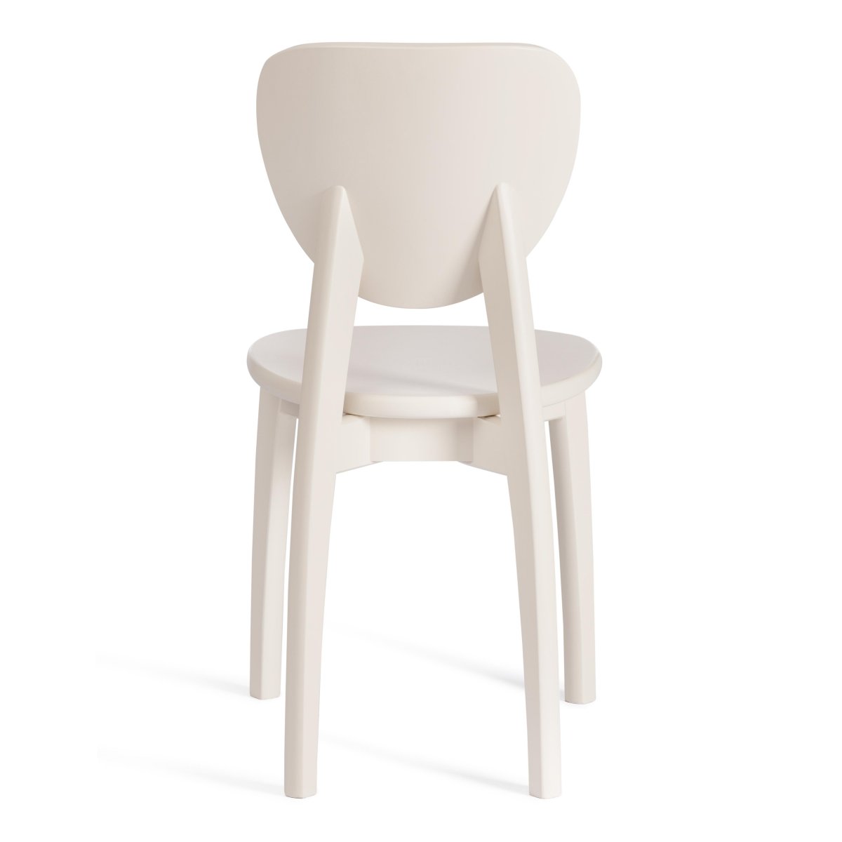 Стул DIAMANTE жесткое сидение ivory white фото 4