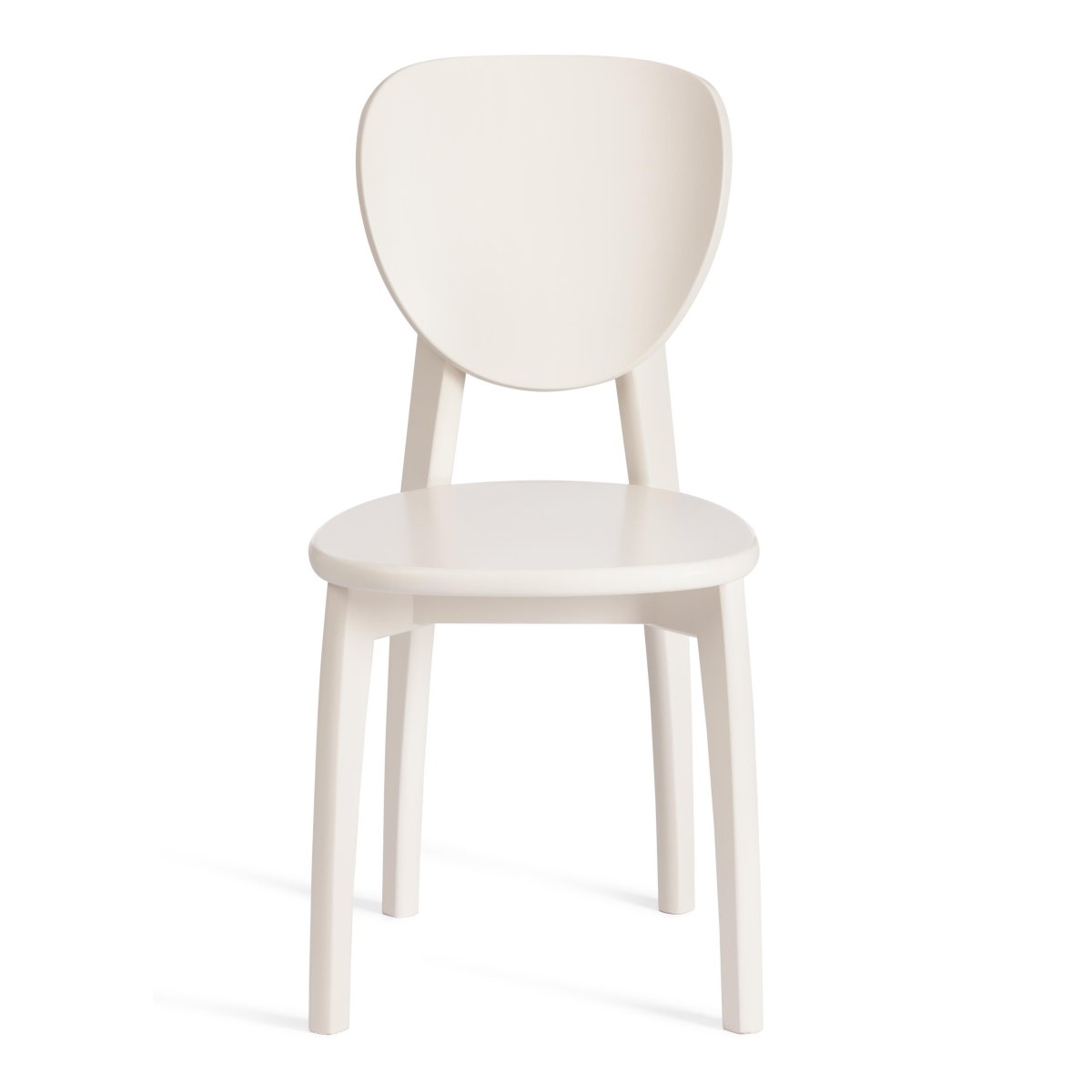 Стул DIAMANTE жесткое сидение ivory white фото 5