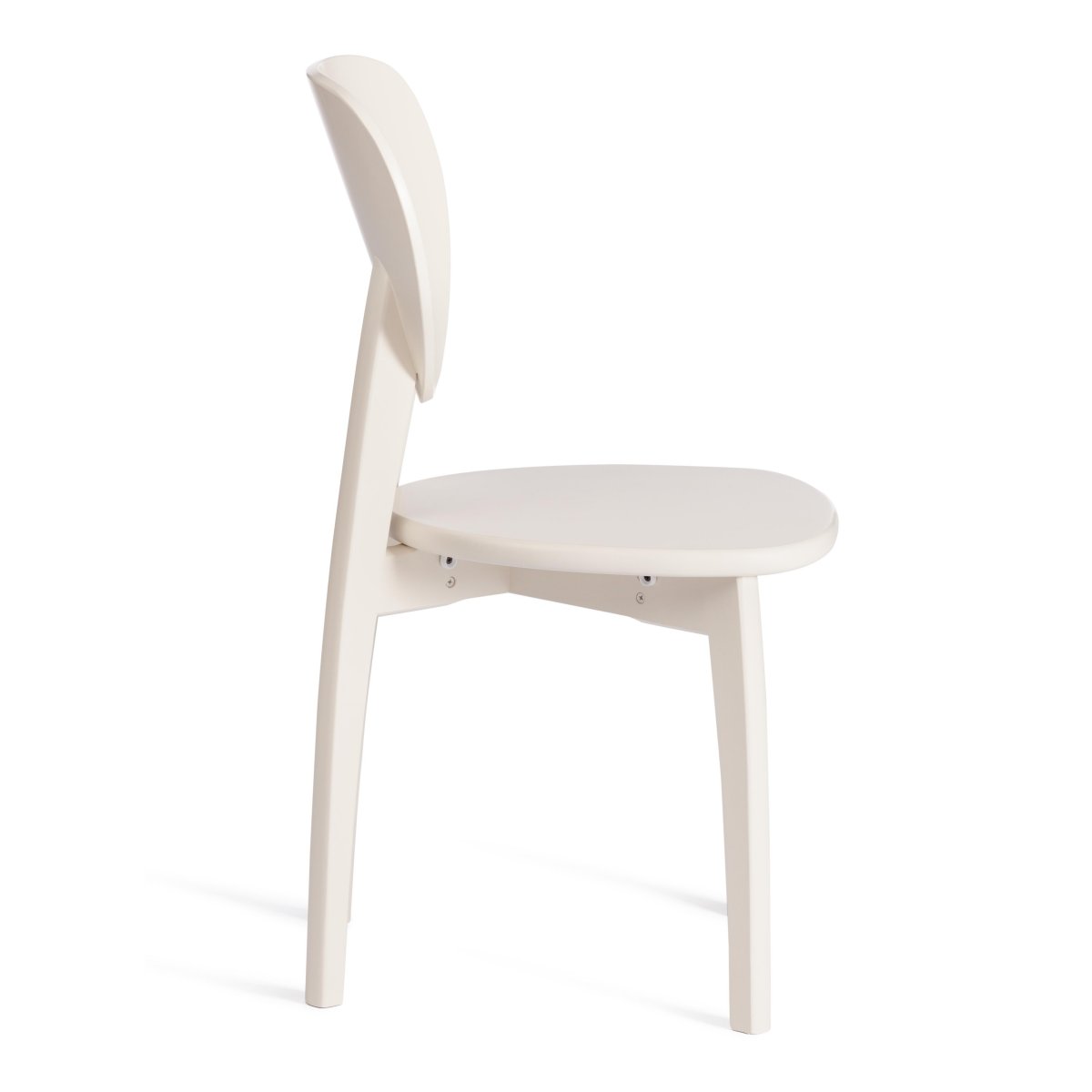 Стул DIAMANTE жесткое сидение ivory white фото 7