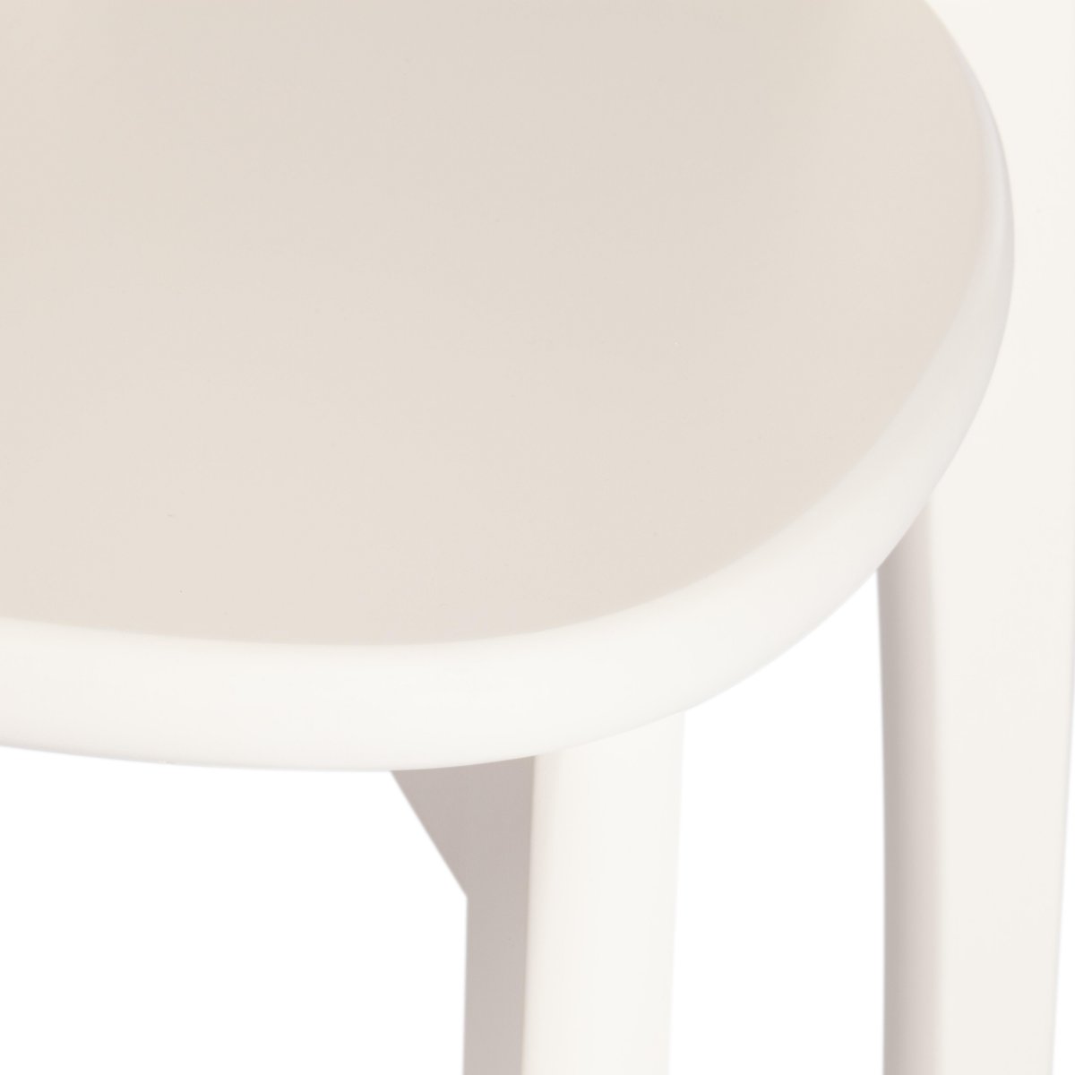 Стул DIAMANTE жесткое сидение ivory white фото 8