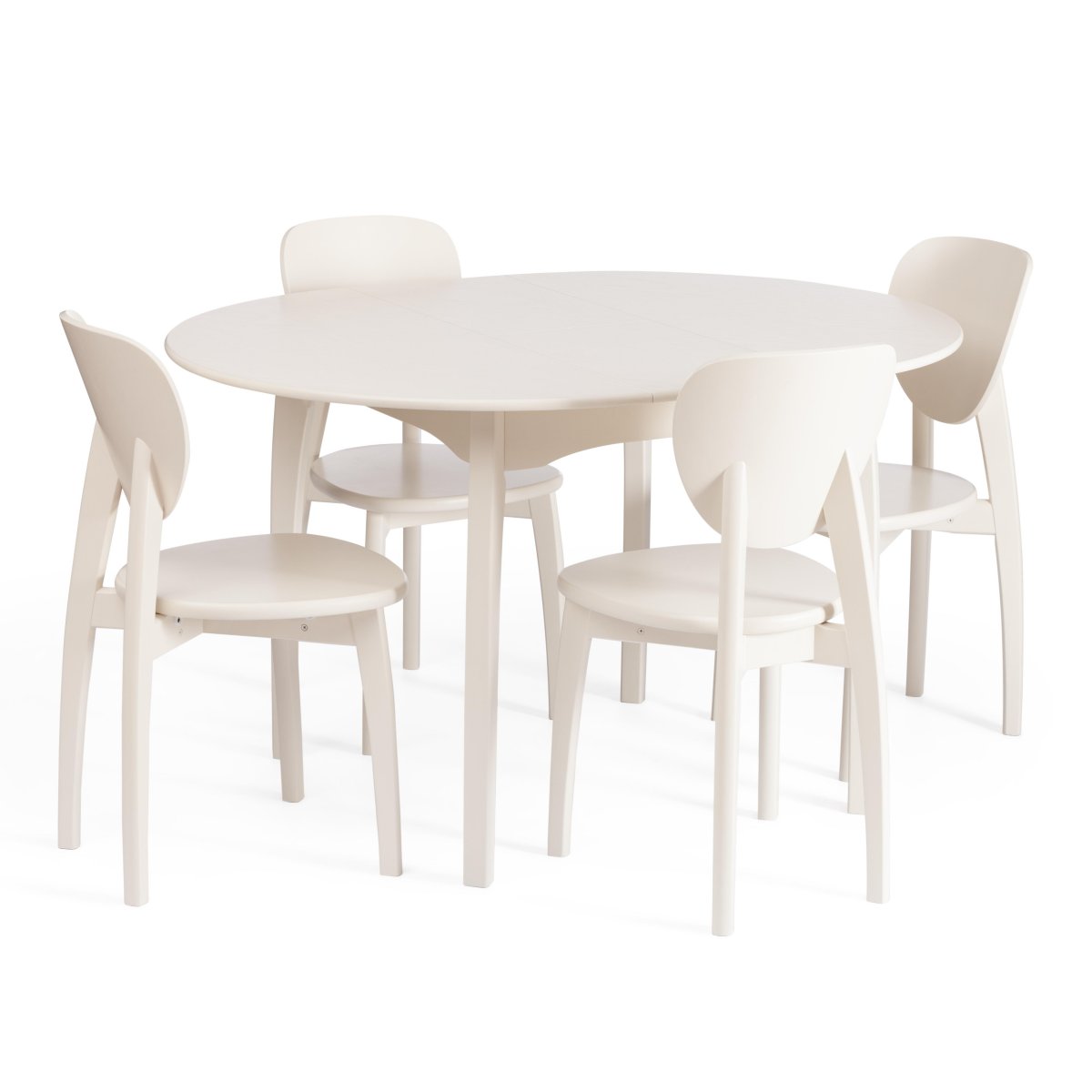 Стул DIAMANTE жесткое сидение ivory white фото 12