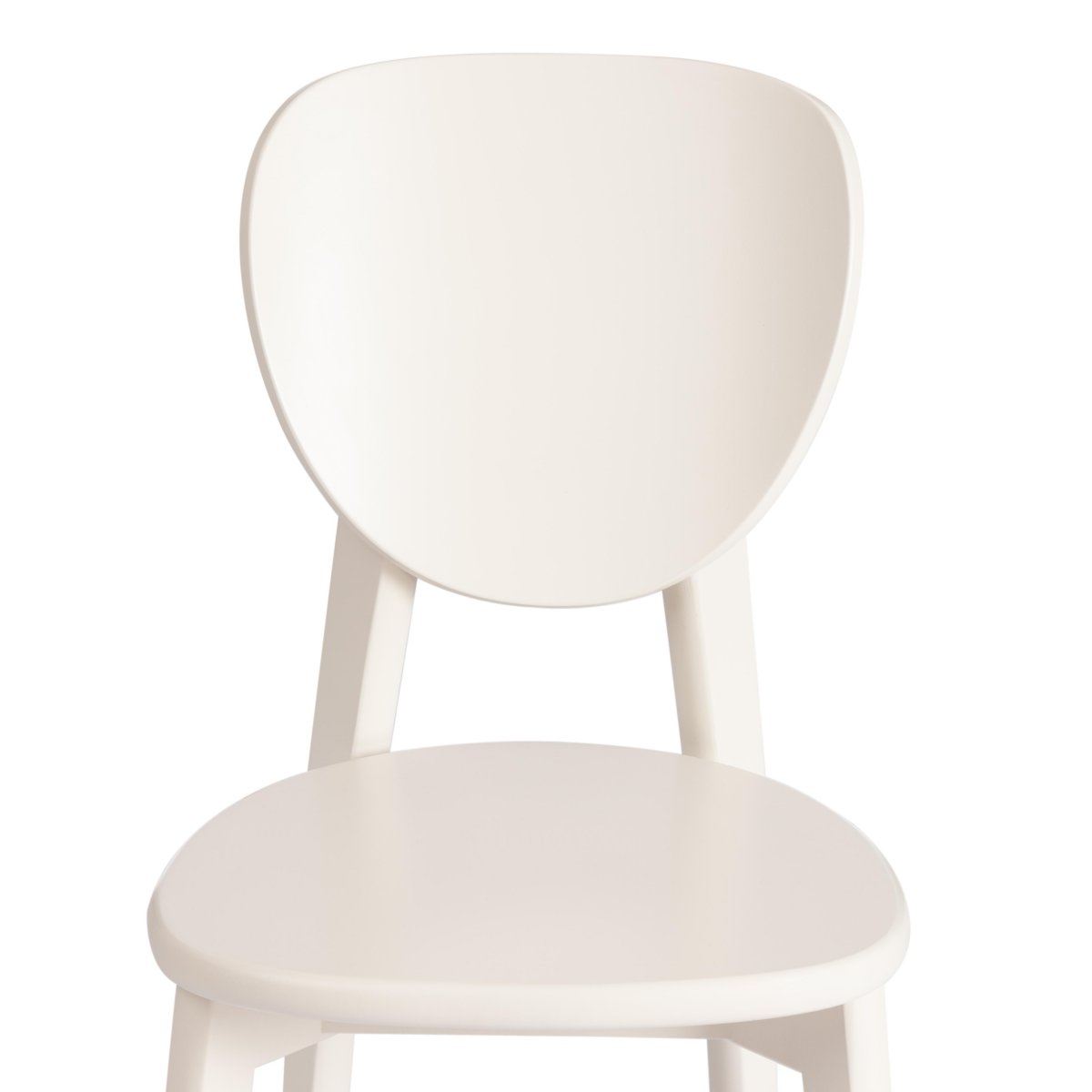 Стул DIAMANTE жесткое сидение ivory white фото 15