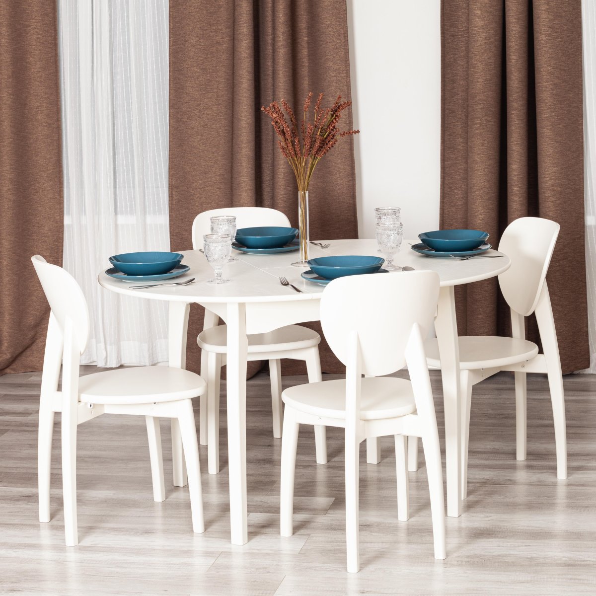 Стул DIAMANTE жесткое сидение ivory white фото 19