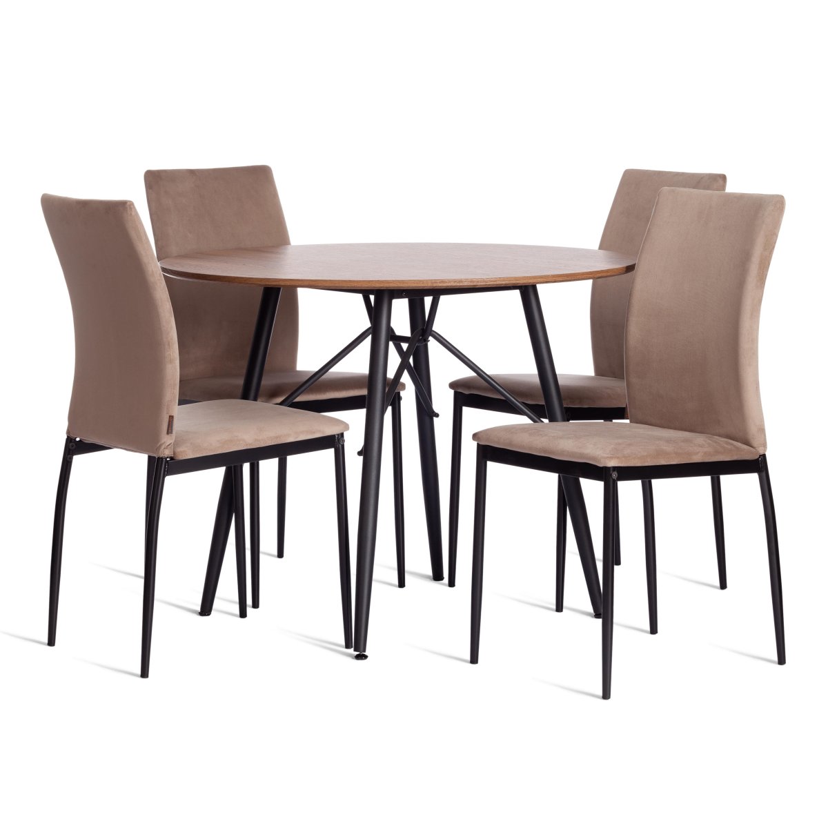 Стул CAPRI mod. BC565-DC бежевый HLR8 / черный фото 13