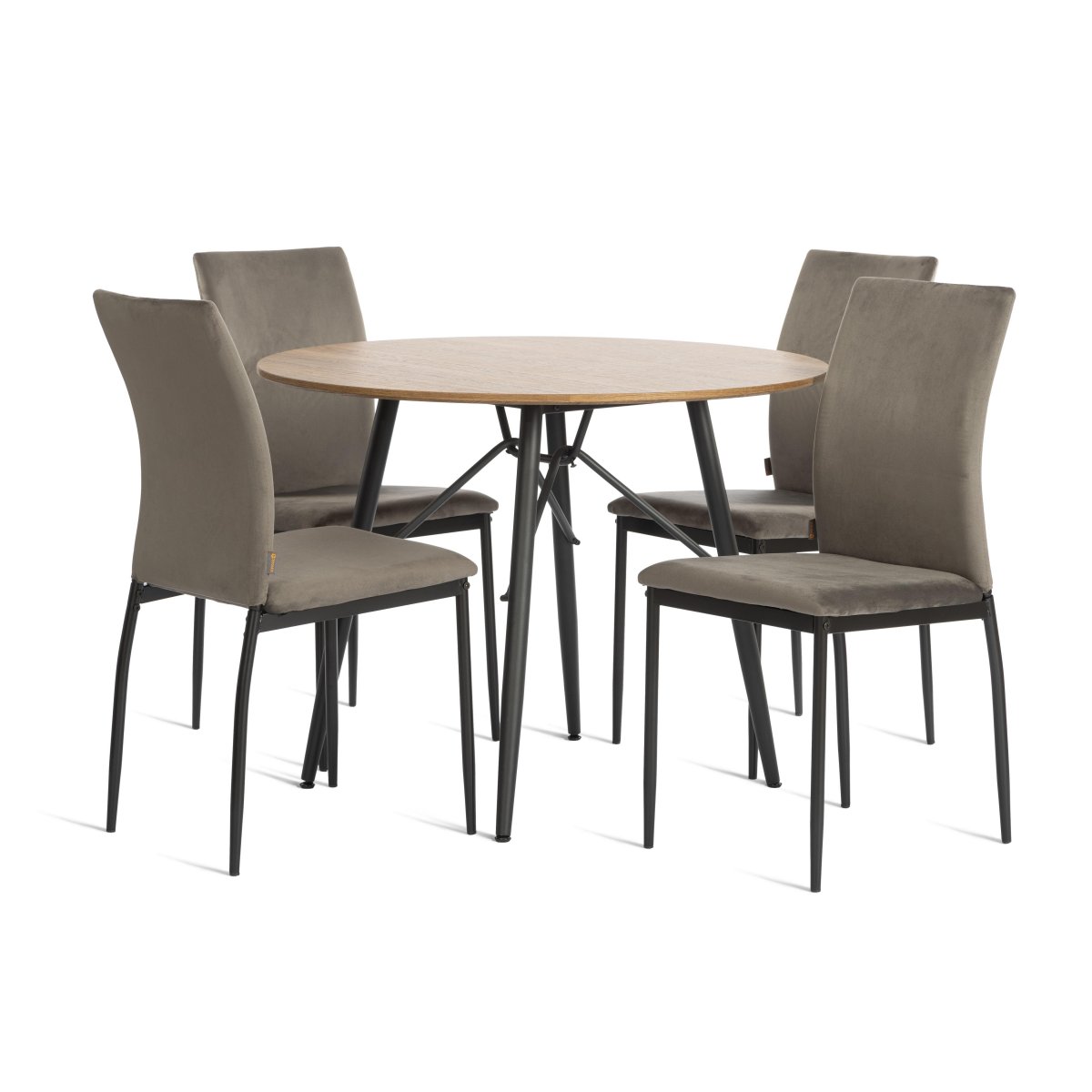 Стул CAPRI mod. BC565-DCтемно-серый HLR24 / черный фото 27