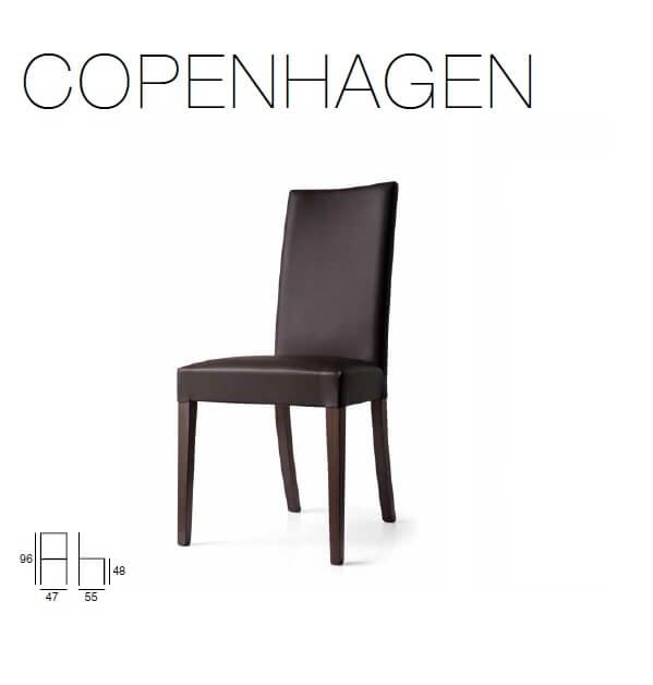 Стул COPENHAGEN CB1656 экокожа белый/ дерево венге фото 4