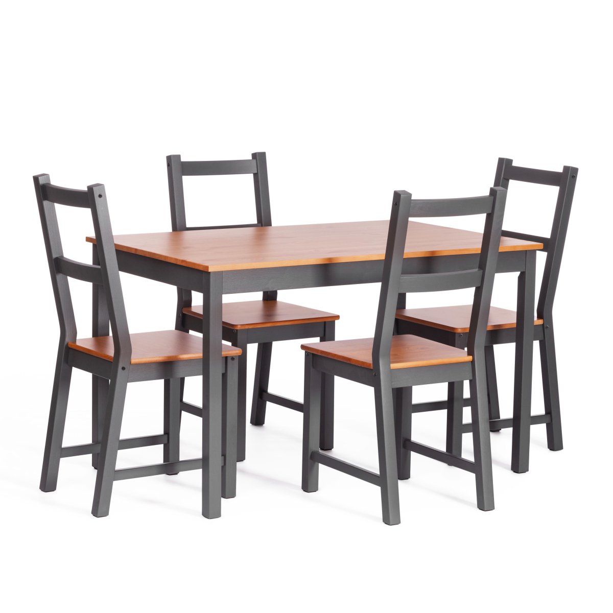 Стул Соната / Sonata chair массив сосны,  антик /графит фото 10