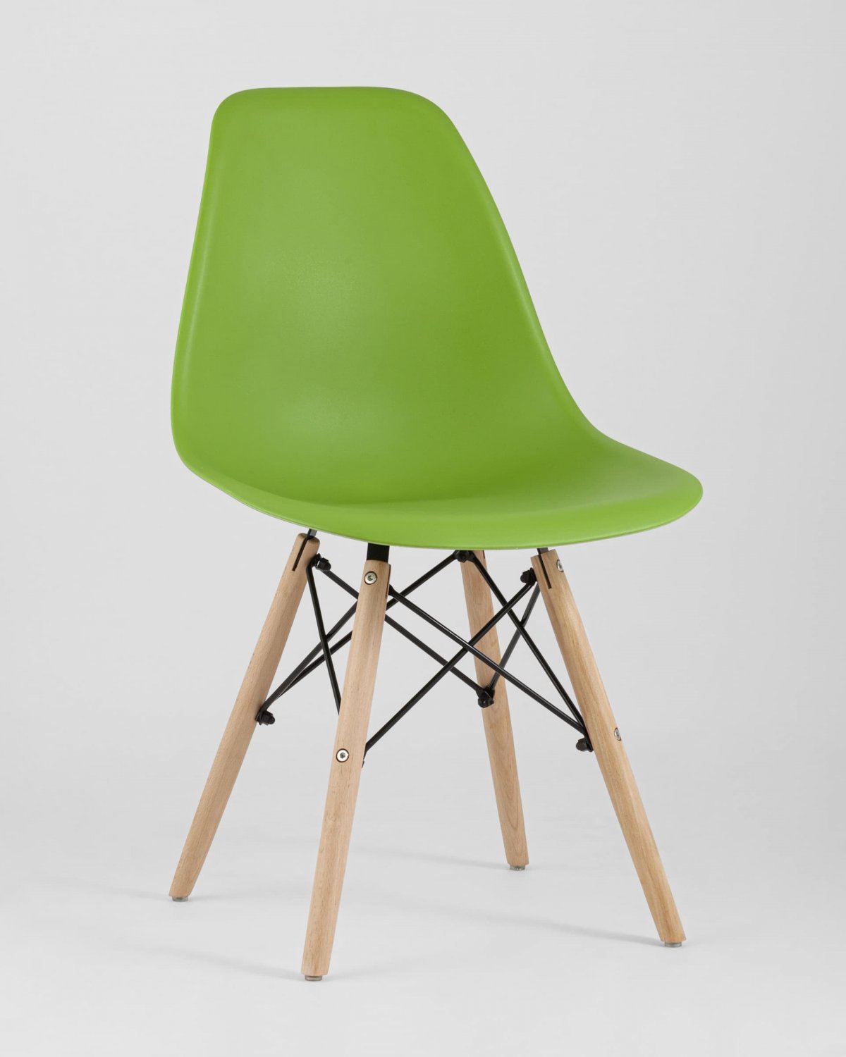Стул Eames Style DSW зеленый x4 (разборный каркас) фото 2
