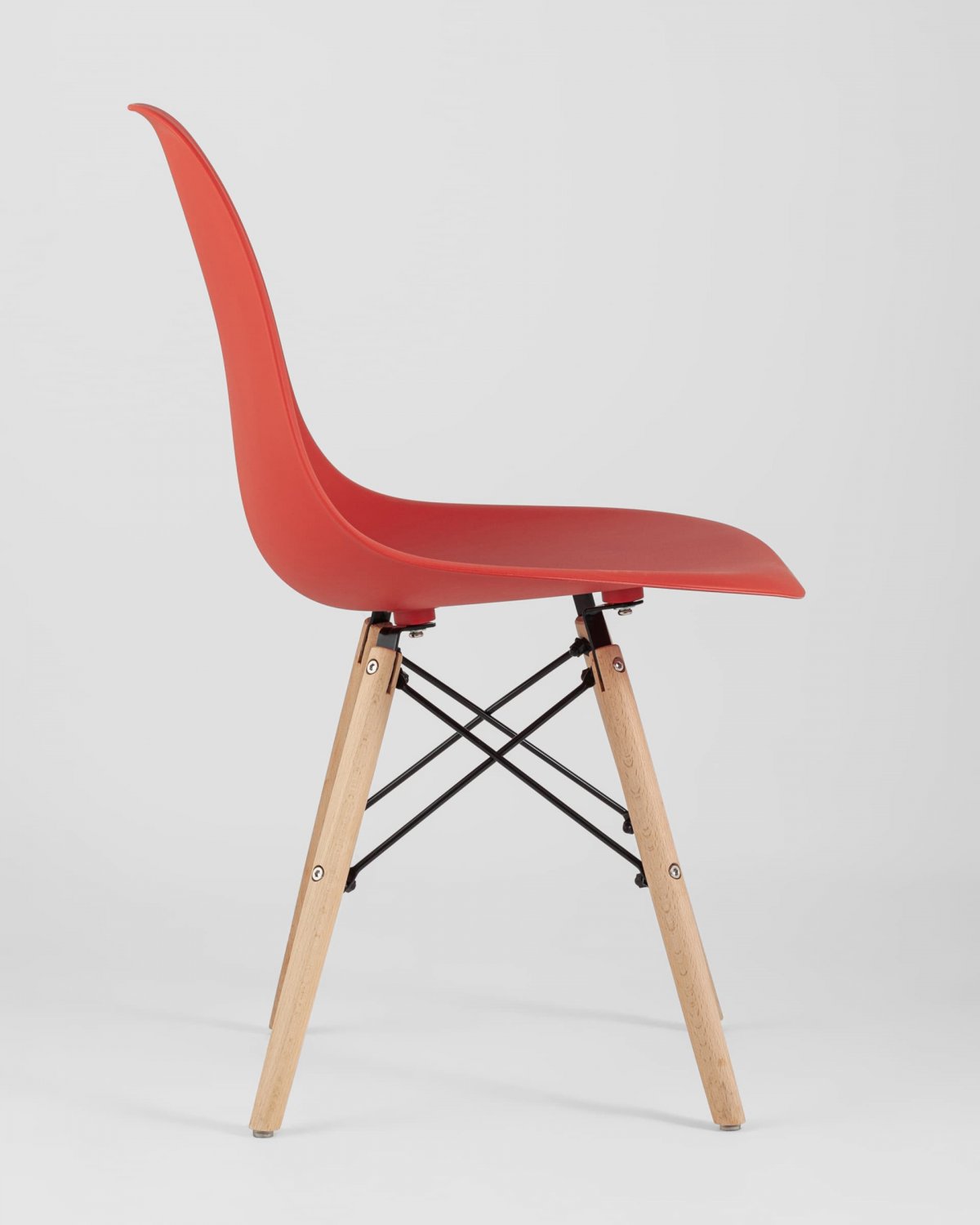 Стул Eames Style DSW красный x4 (разборный каркас) фото 8