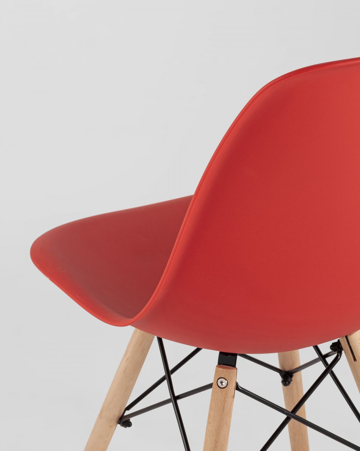 Стул Eames Style DSW красный x4 (разборный каркас) фото 18