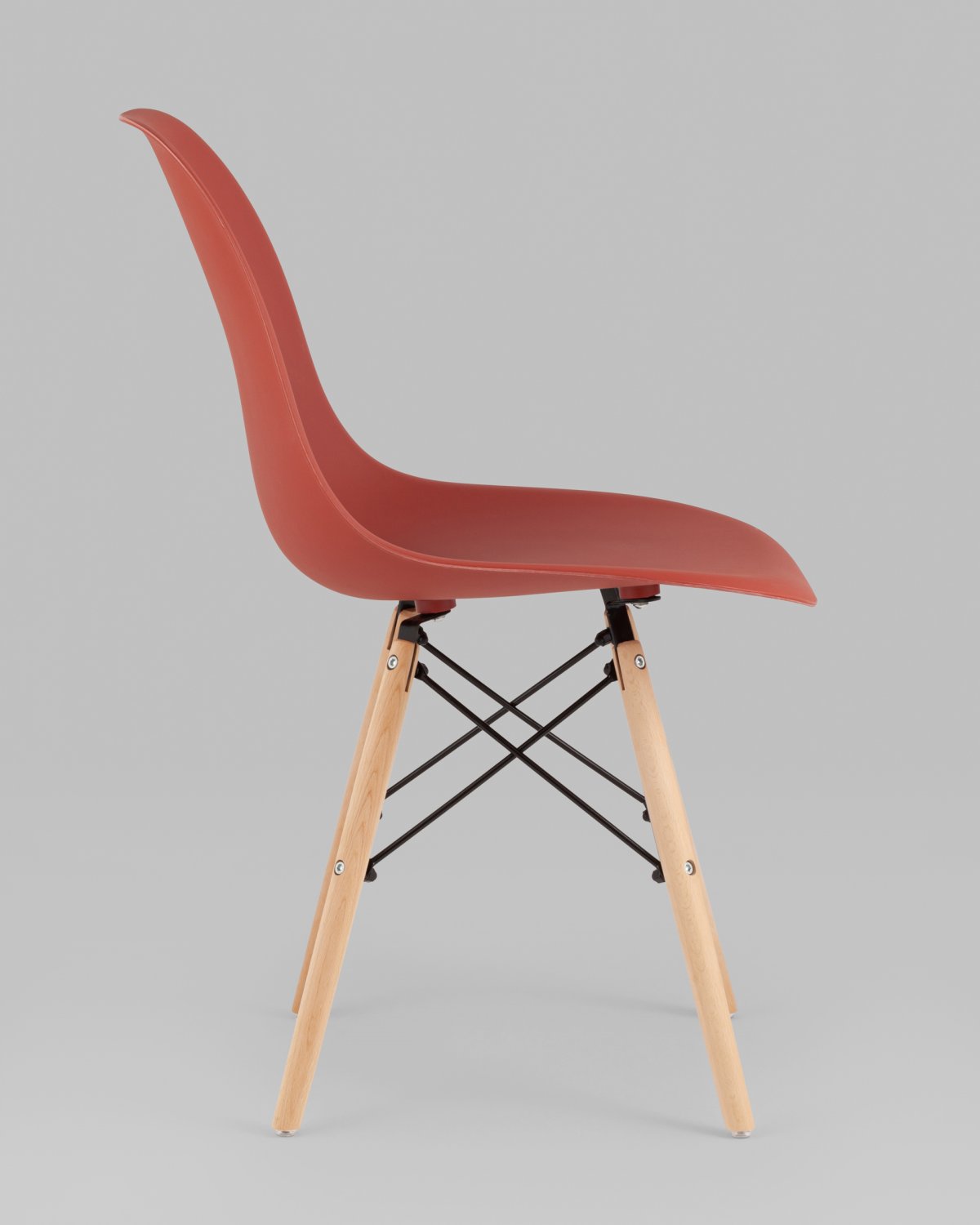 Стул Eames Style DSW терракотовый x4 (разборный каркас) фото 4