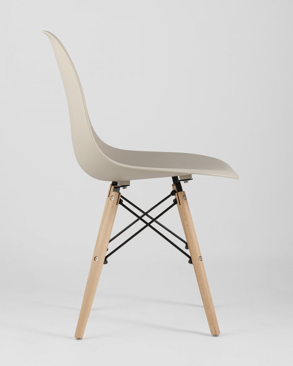 Стул Eames Style DSW бежевый (разборный каркас) фото 7