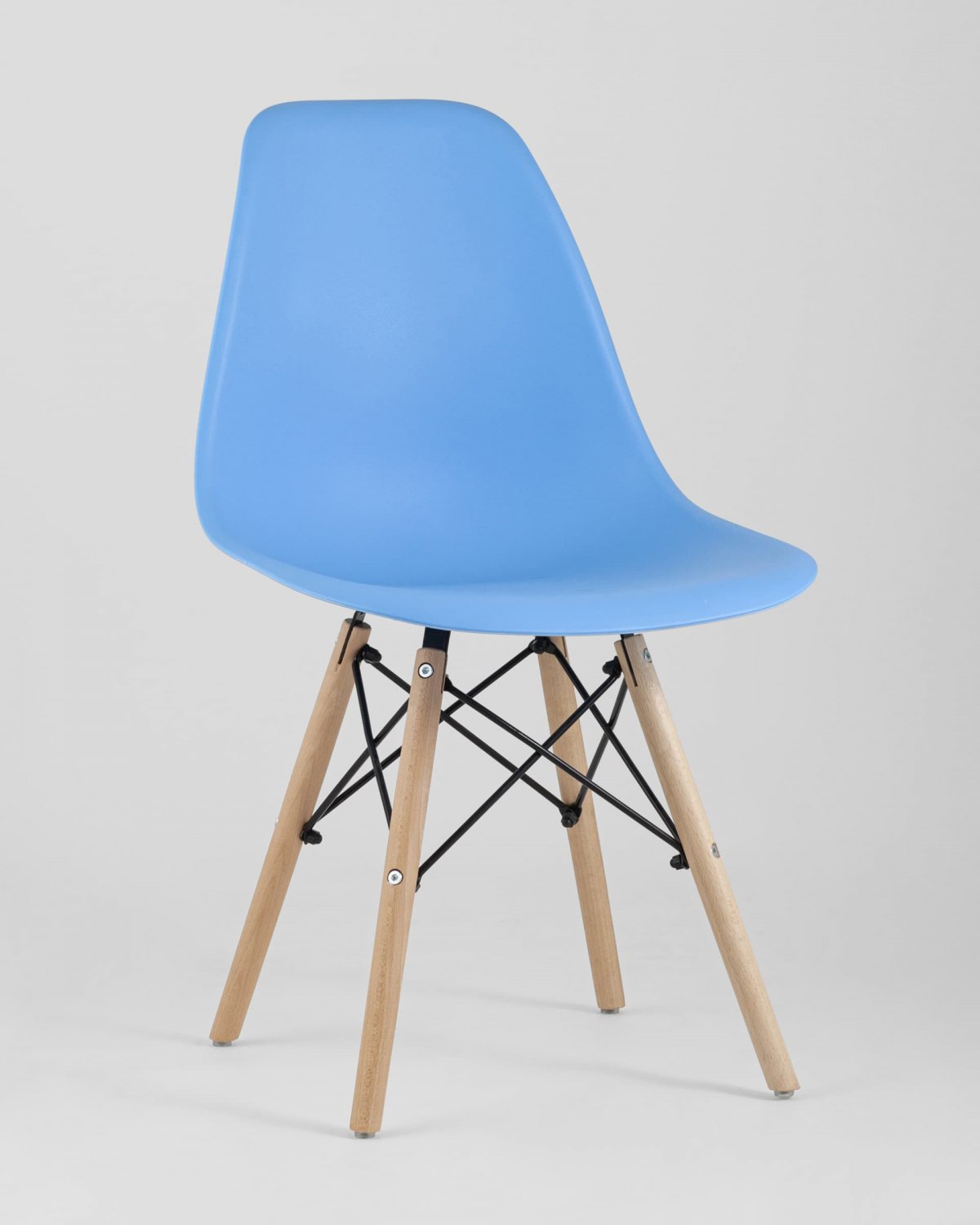 Стул Eames Style DSW голубой (разборный каркас) фото 2