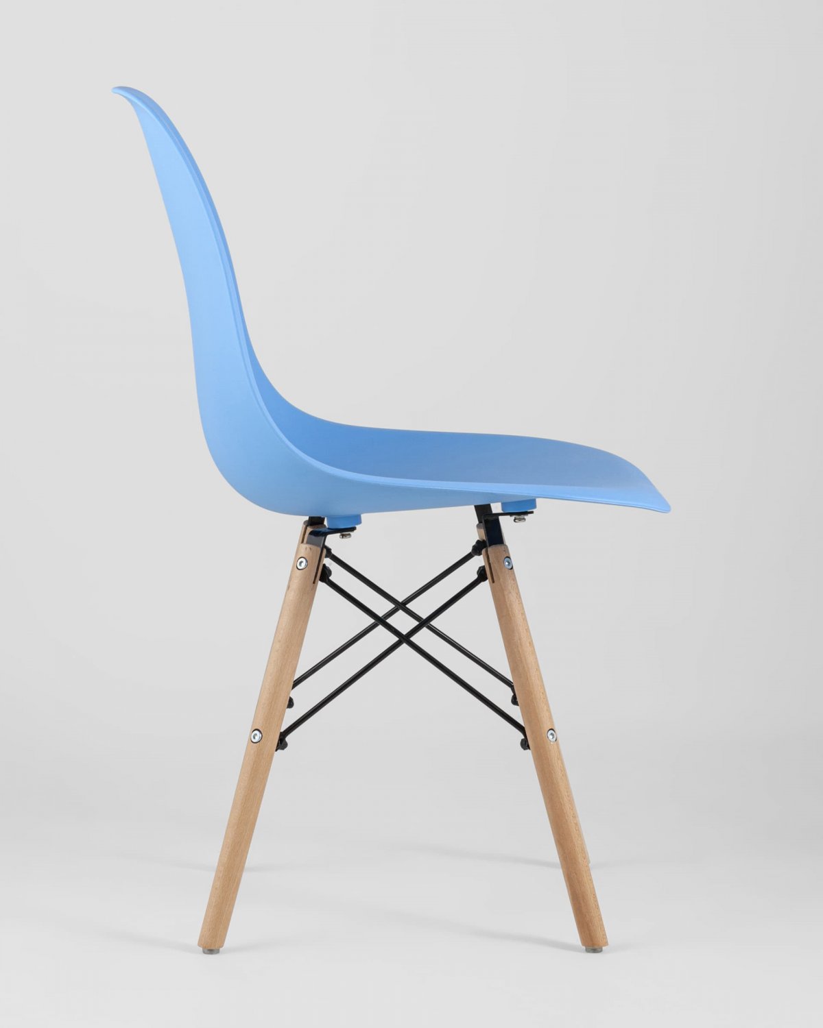 Стул Eames Style DSW голубой x4 (разборный каркас) фото 15