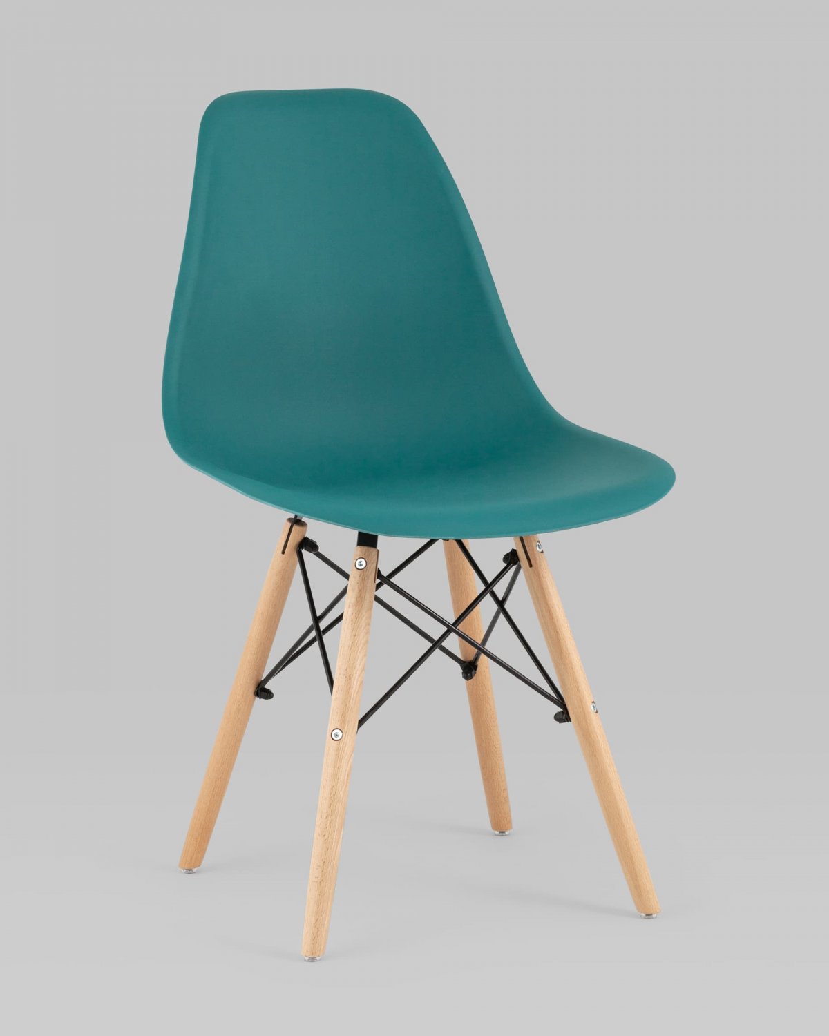 Стул Eames Style DSW темно-бирюзовый x4 (разборный каркас) фото 2