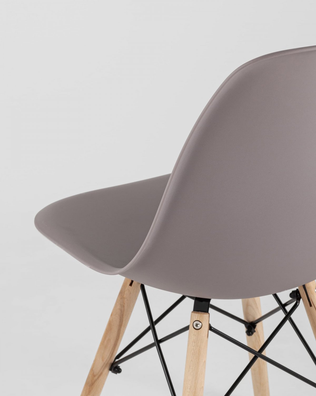 Стул Eames Style DSW темно-серый (разборный каркас) фото 9