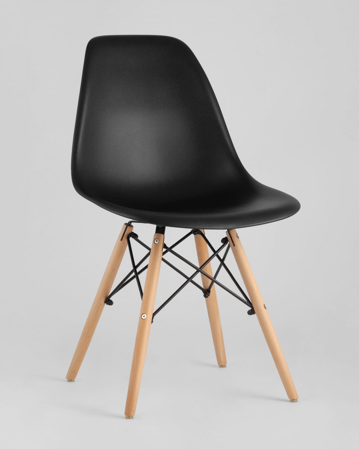 Стул Eames Style DSW черный (разборный каркас) фото 2