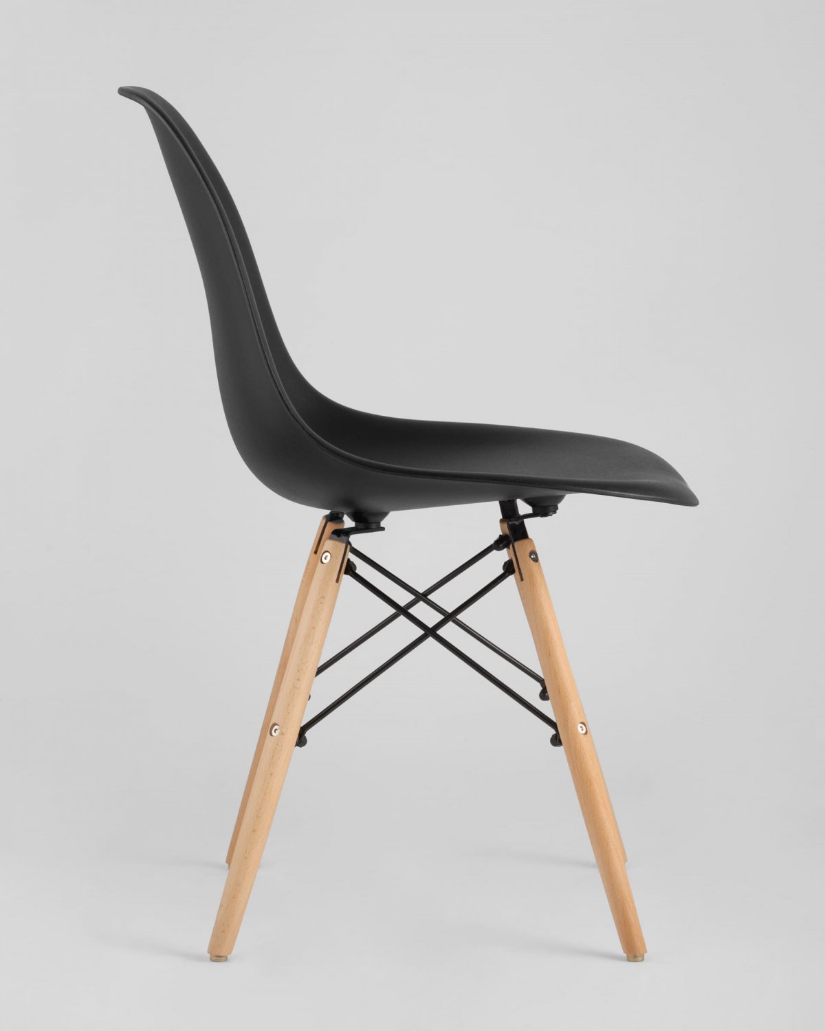 Стул Eames Style DSW черный (разборный каркас) фото 6