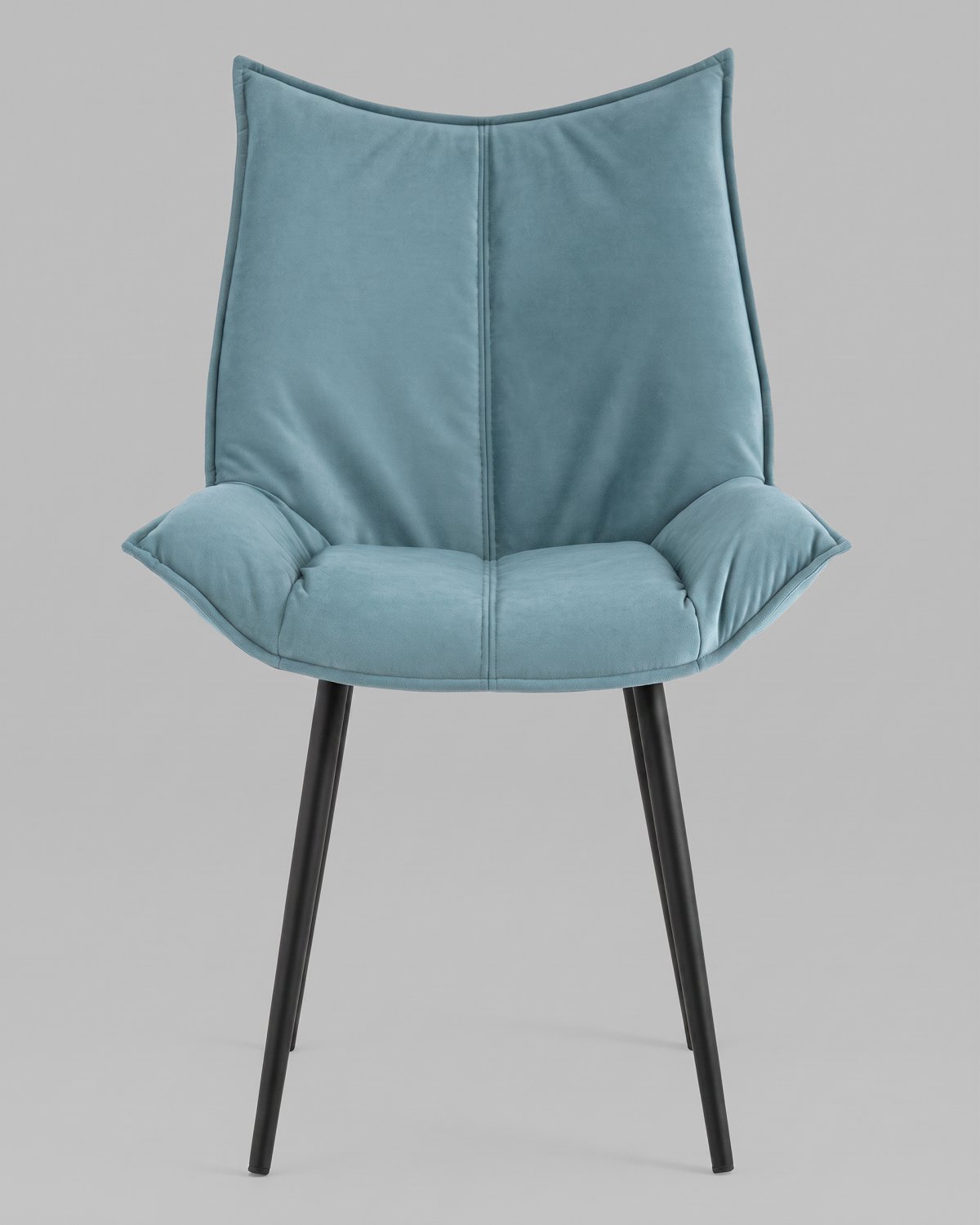 Стул Осло NEW велюр пыльно-голубой фото 4
