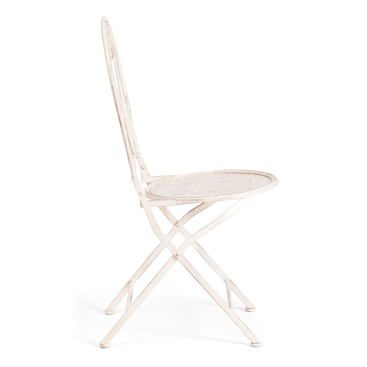 Стул Лав Чаир/Love Chair (PL08-11140) стальной сплав, античный белый, 40х47,5х94см фото 2