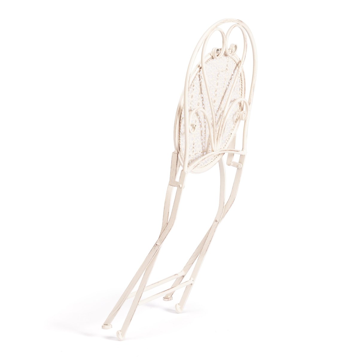 Стул Лав Чаир/Love Chair (PL08-11140) стальной сплав, античный белый, 40х47,5х94см фото 15