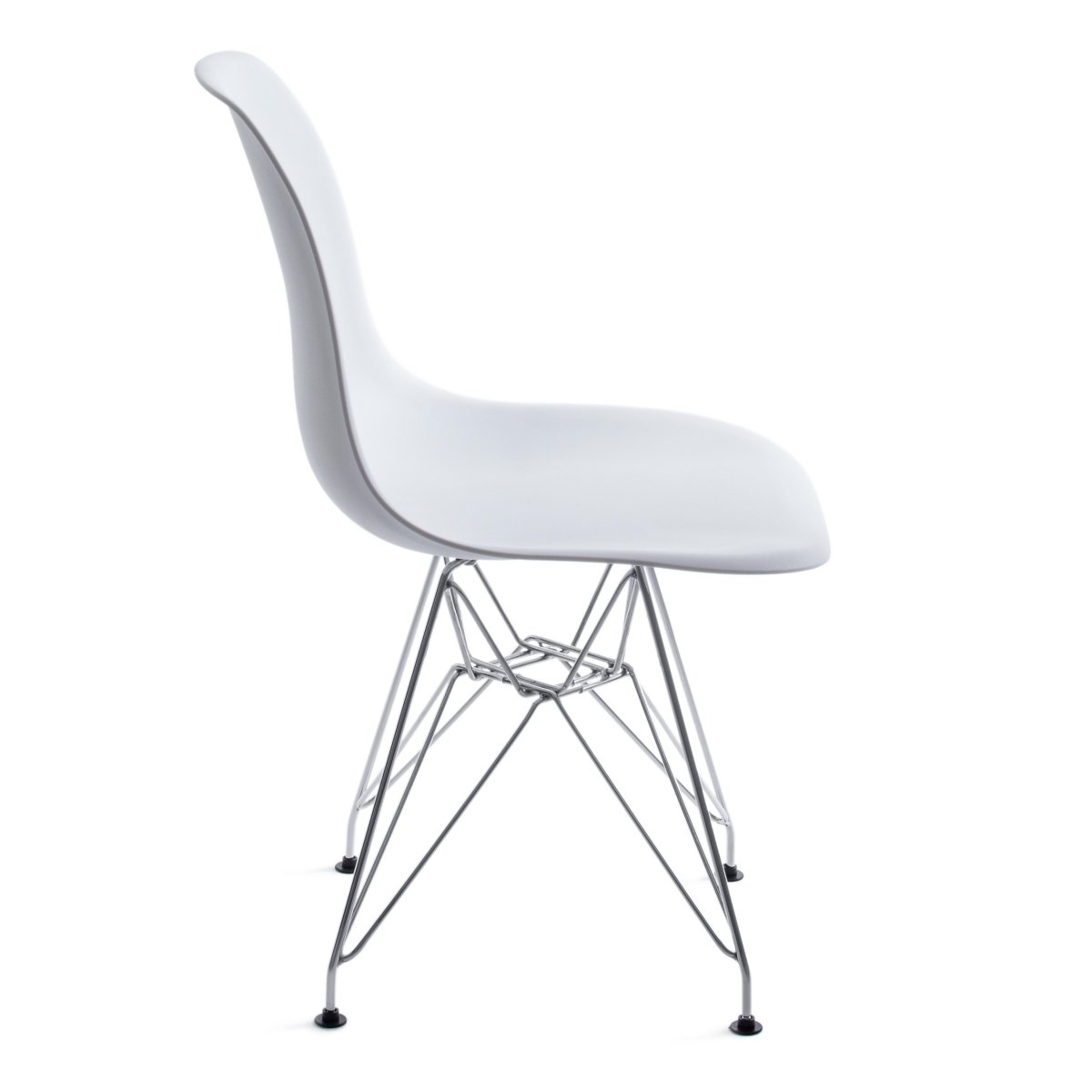 Стул Синди Айрон Чаир Имс/Cindy Iron Chair Eames (мод.002)/1 шт. в упаковке металл, пластик, 51х46х82,5, белый фото 2