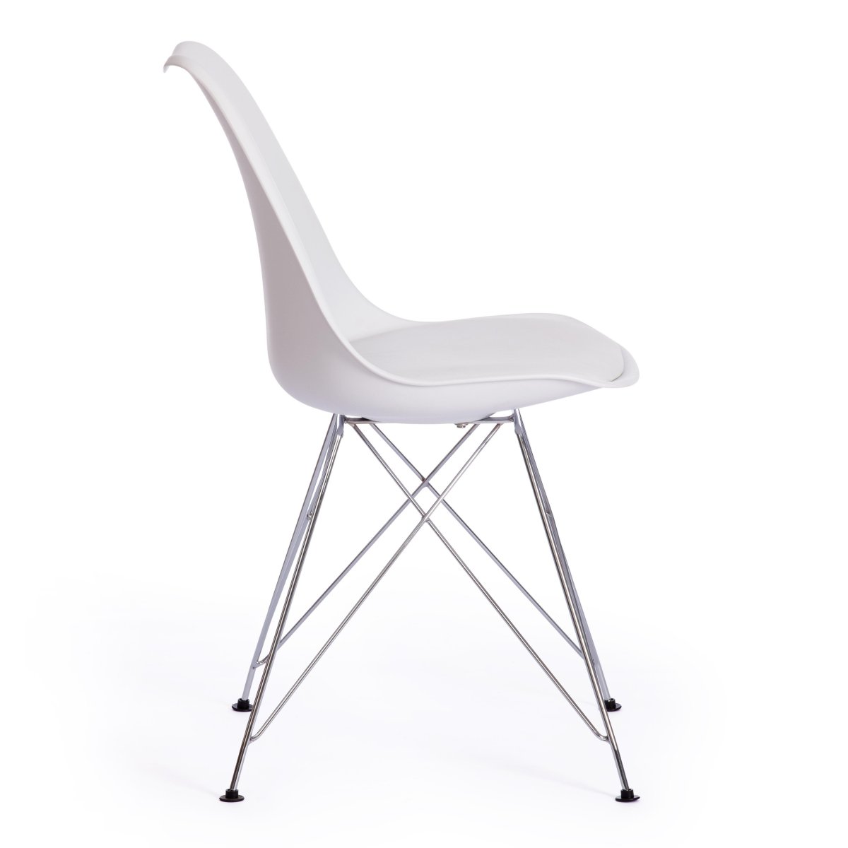 Стул Тулип Айрон Чаир/Tulip Iron Chair (мод.EC-123)/1 шт. в упаковке металл/пластик, 54,5*48*83,5см, white (белый) фото 2