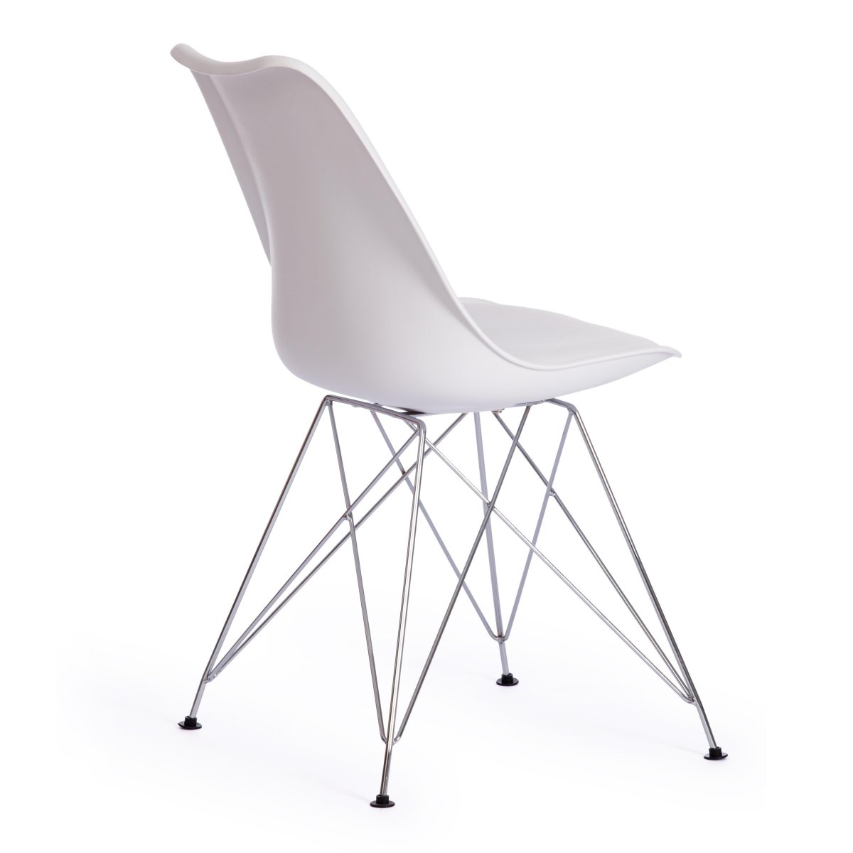 Стул Тулип Айрон Чаир/Tulip Iron Chair (мод.EC-123)/1 шт. в упаковке металл/пластик, 54,5*48*83,5см, white (белый) фото 3