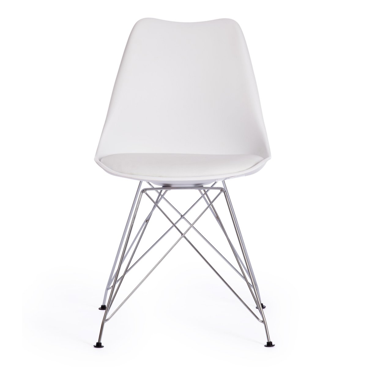 Стул Тулип Айрон Чаир/Tulip Iron Chair (мод.EC-123)/1 шт. в упаковке металл/пластик, 54,5*48*83,5см, white (белый) фото 6