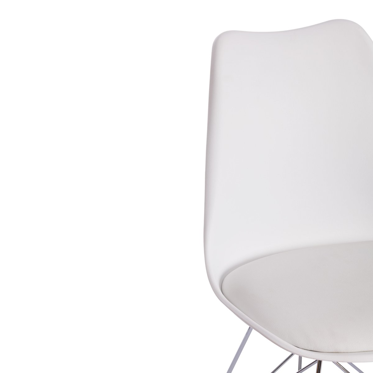Стул Тулип Айрон Чаир/Tulip Iron Chair (мод.EC-123)/1 шт. в упаковке металл/пластик, 54,5*48*83,5см, white (белый) фото 18