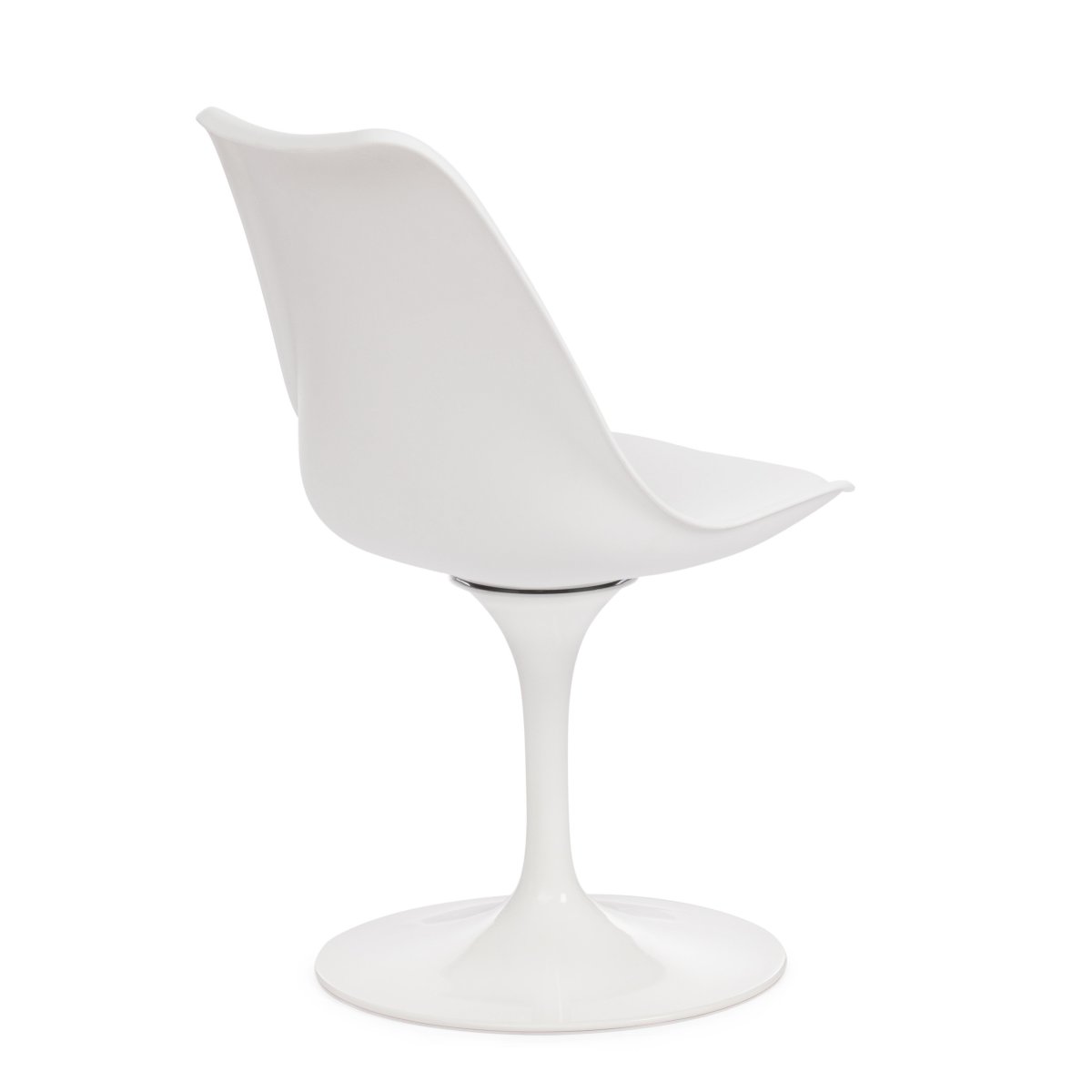 Стул Тулип Фэшн Чаир/Tulip Fashion Chair (мод.109)/1 шт. в упаковке металл/пластик/, 48х55х81см, белый/белый фото 3