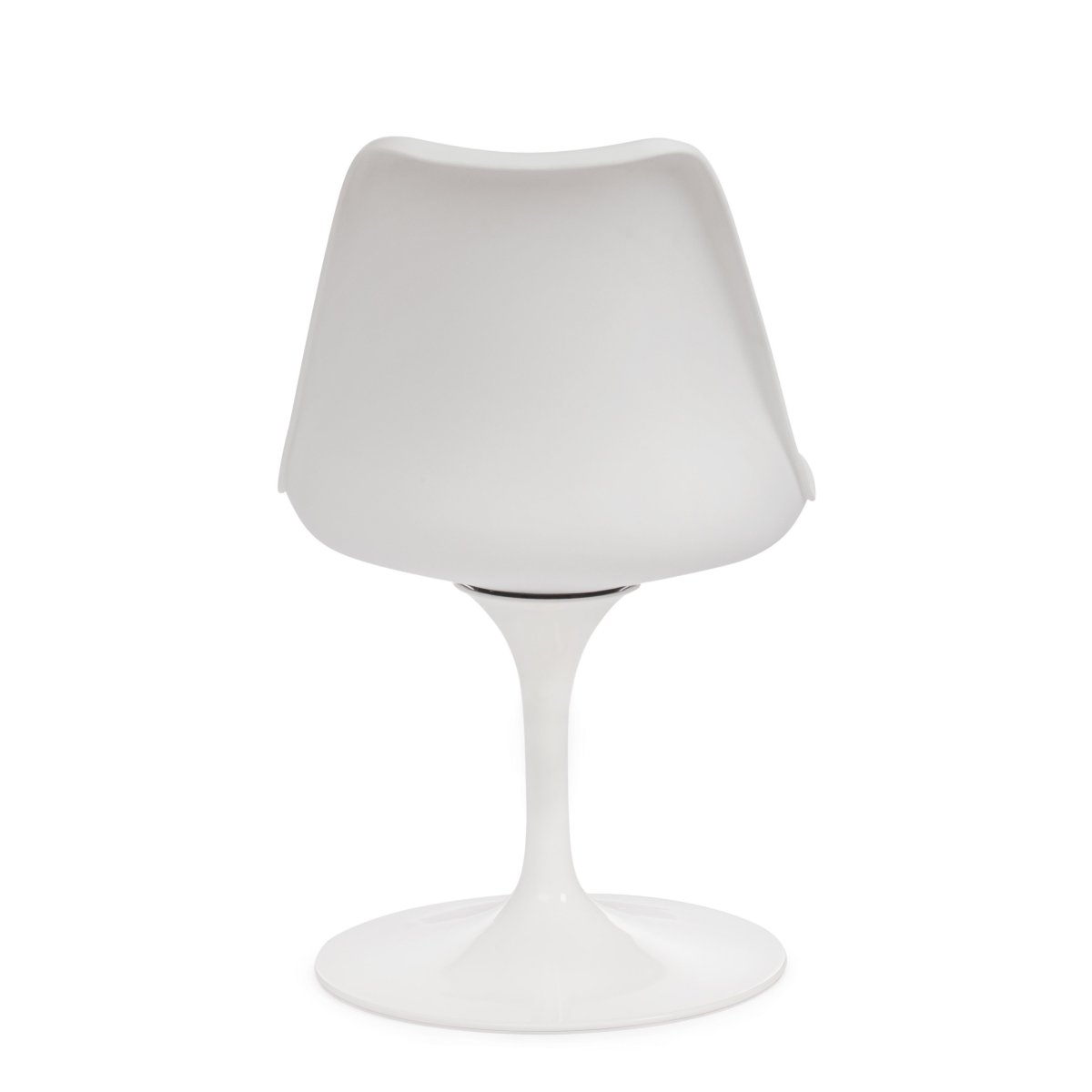 Стул Тулип Фэшн Чаир/Tulip Fashion Chair (мод.109)/1 шт. в упаковке металл/пластик/, 48х55х81см, белый/белый фото 4
