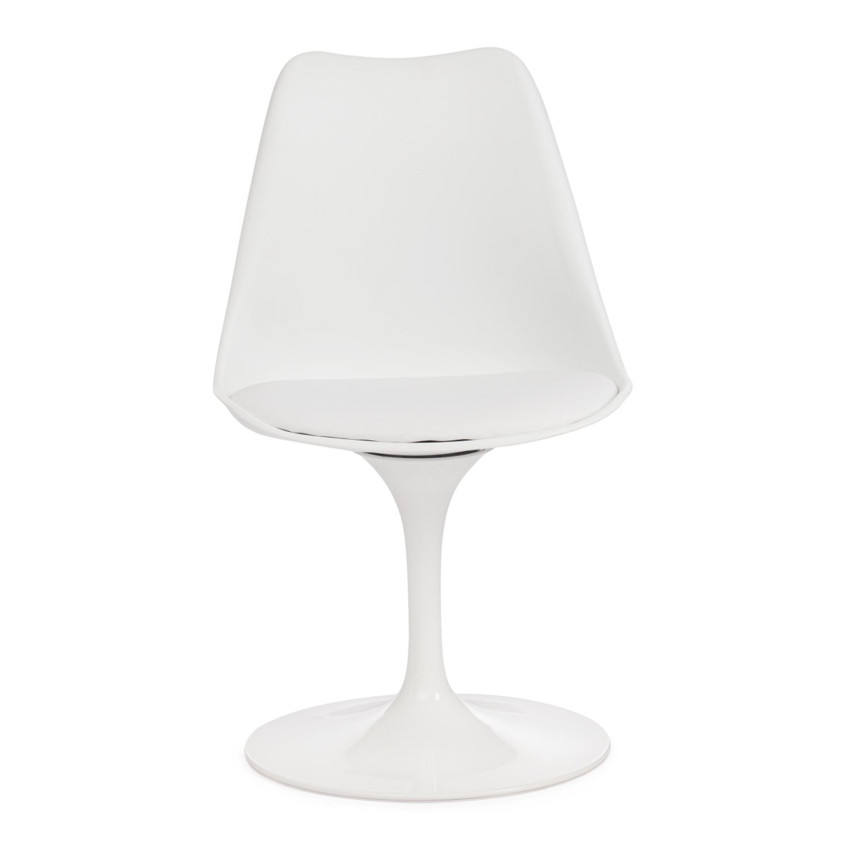 Стул Тулип Фэшн Чаир/Tulip Fashion Chair (мод.109)/1 шт. в упаковке металл/пластик/, 48х55х81см, белый/белый фото 13