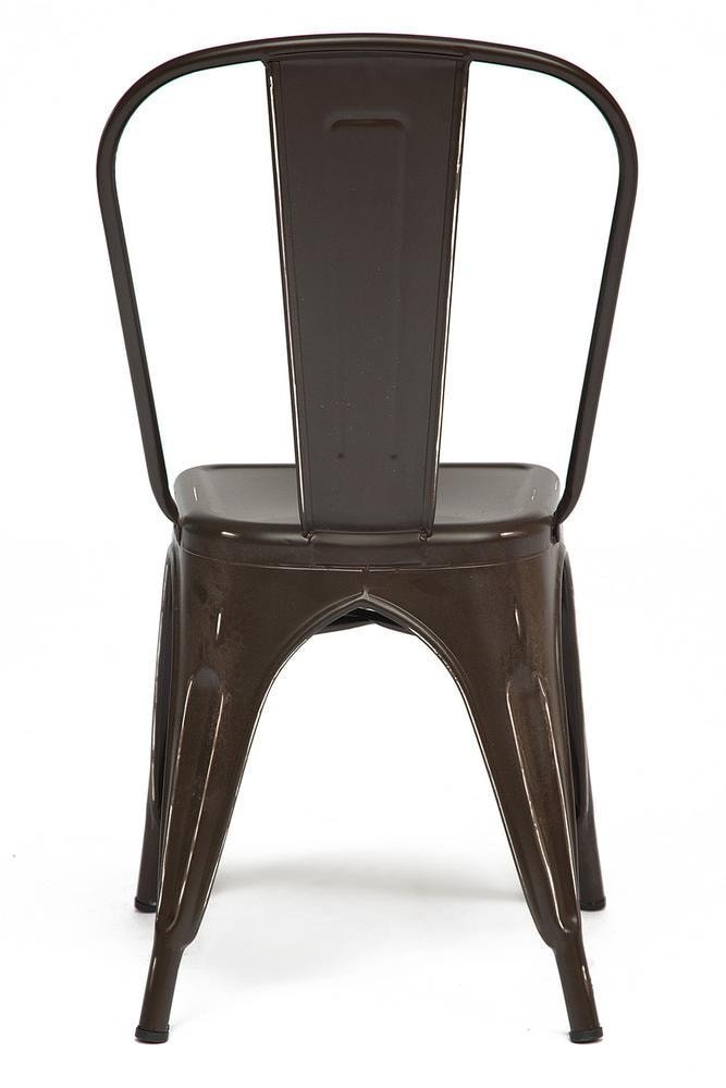 Стул Лофт Чаир/Loft Chair (мод.012)/1 шт. в упаковке металл, 45х35х85см, коричневый/античный коричневый фото 4