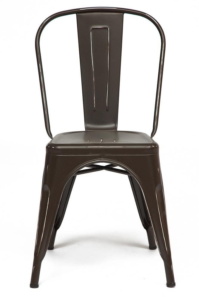 Стул Лофт Чаир/Loft Chair (мод.012)/1 шт. в упаковке металл, 45х35х85см, коричневый/античный коричневый фото 6