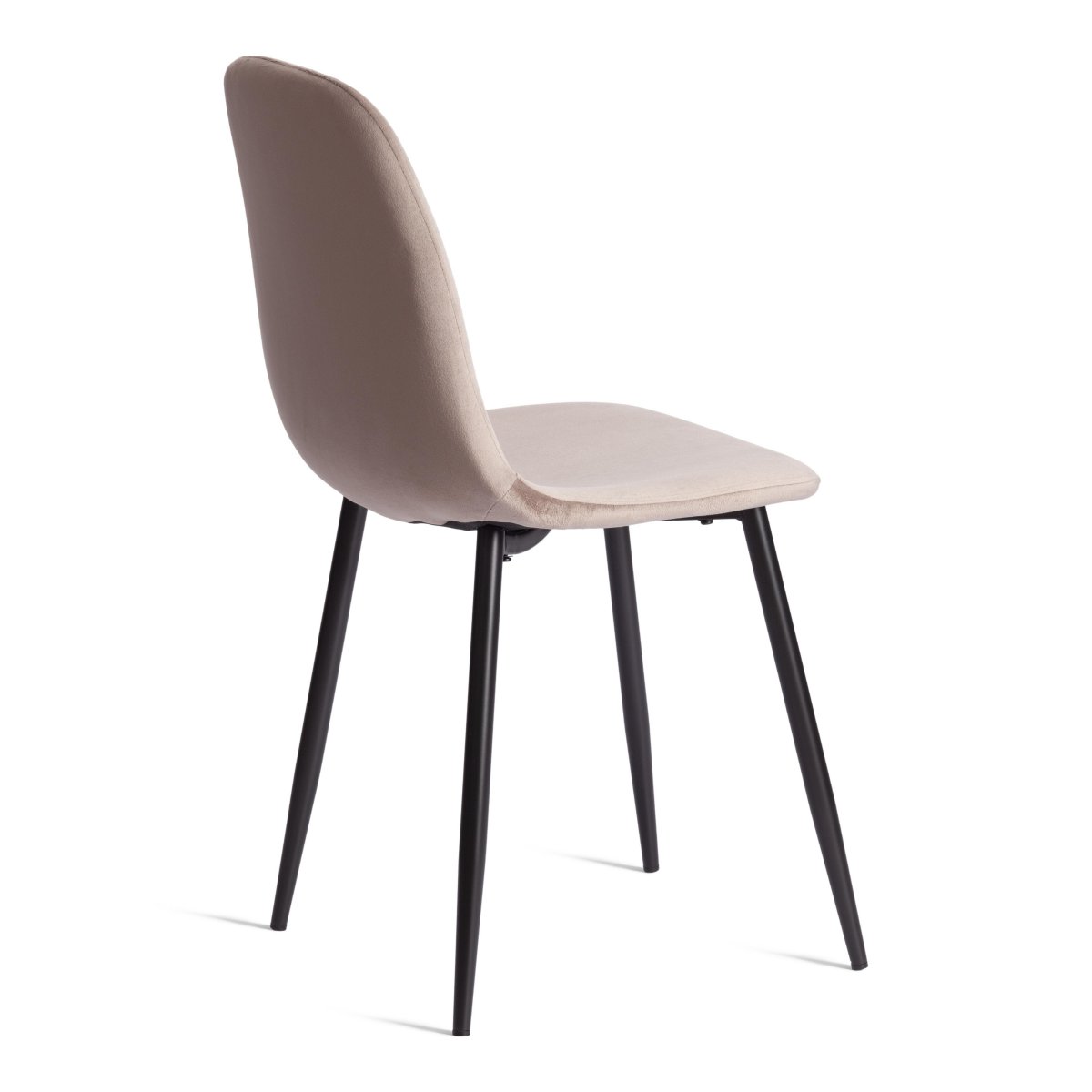 Стул Бриз/Breeze (мод.4724) велюр/металл, 44х53х87см, кофейный (HLR9)/черный фото 4