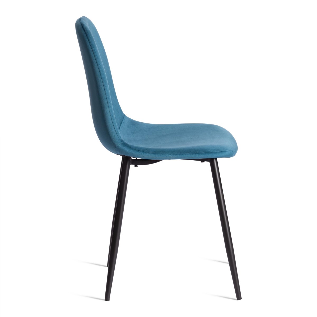 Стул Бриз/Breeze (мод.4724) велюр/металл, 44х53х87см, темно-бирюзовый (HLR62)/черный фото 2
