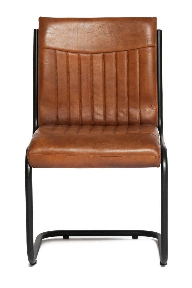 Стул Secret de Maison Авиатор/Aviator (мод. M-2092) металл/кожа буйвола, 51х61х88см, коричневый фото 2