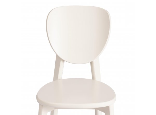 Стул DIAMANTE жесткое сидение ivory white фото 15