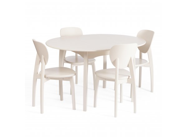 Стул DIAMANTE жесткое сидение ivory white фото 18