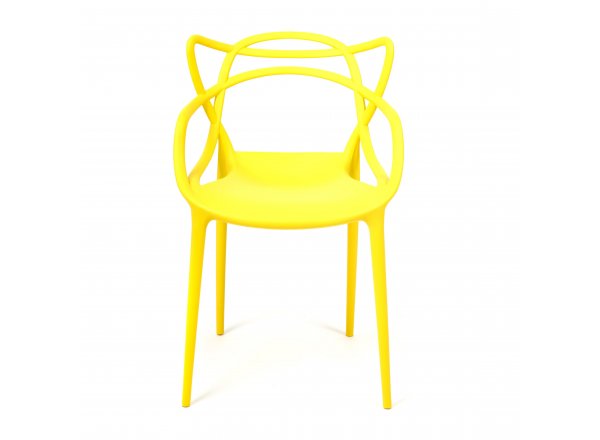 Стул Cat Chair mod. 028  пластик желтый