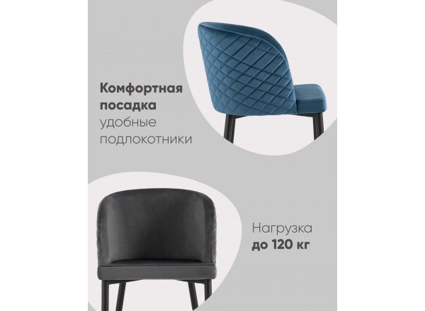 Стул Оскар велюр изумрудный фото 4
