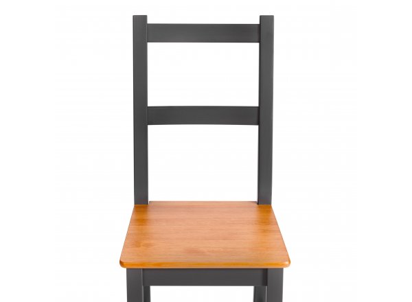 Стул Соната / Sonata chair массив сосны,  антик /графит фото 6