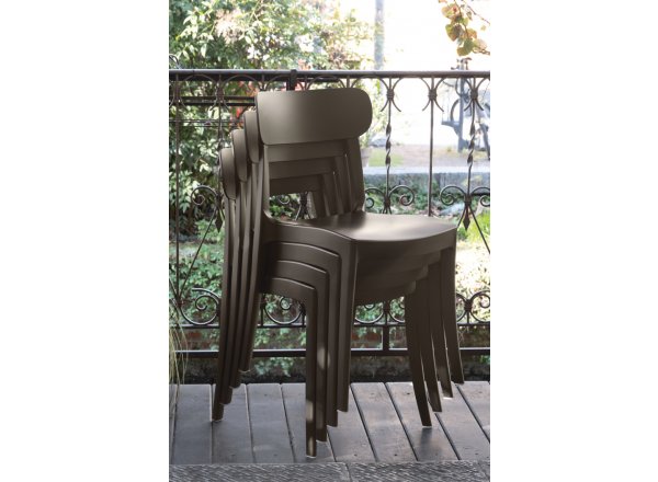Стул LOCANDA CB2329 пластик черный