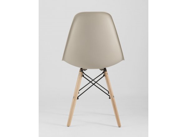 Стул Eames Style DSW бежевый x4 (разборный каркас) фото 9
