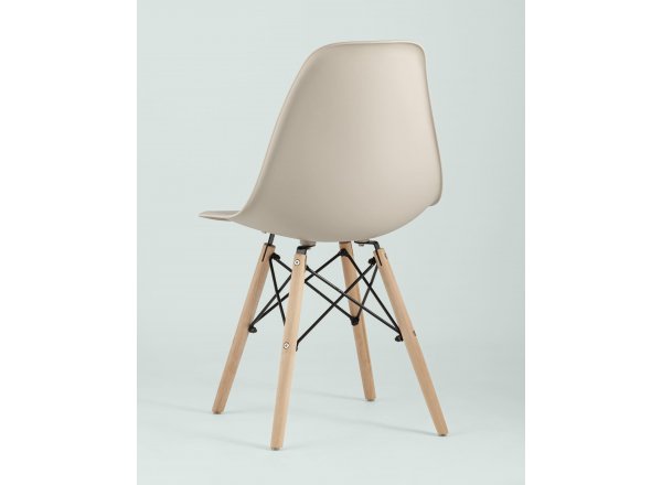 Стул Eames Style DSW бежевый x4 (разборный каркас) фото 10