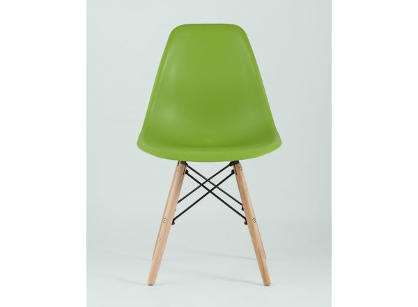 Стул Eames Style DSW зеленый x4 (разборный каркас)